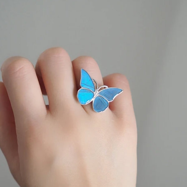 モルフォ蝶の指輪